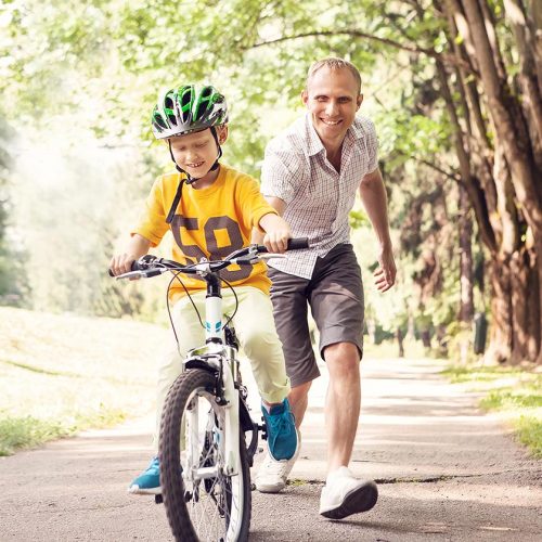andar en bicicleta