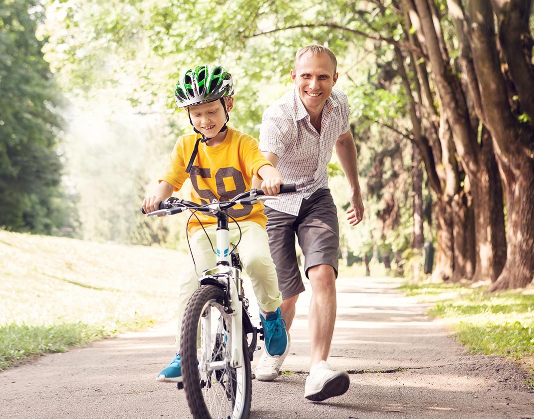 andar en bicicleta